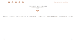 Desktop Screenshot of debbiewallwork.com
